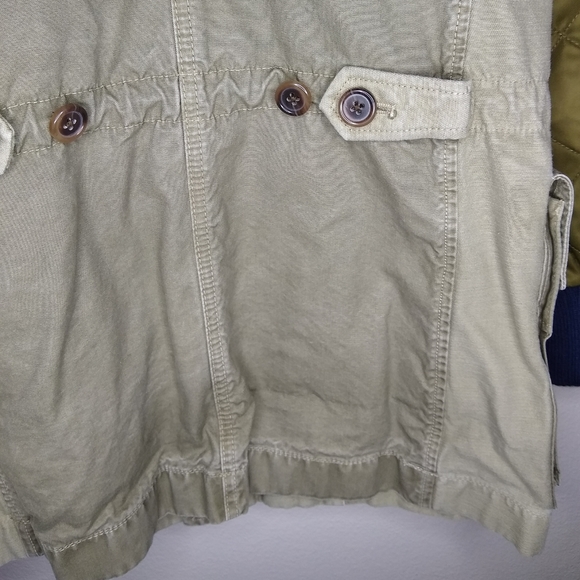 J. CREW QUILTED BOYFRIEND FATIGUE OLIVE JACKET - Picture 5 of 7